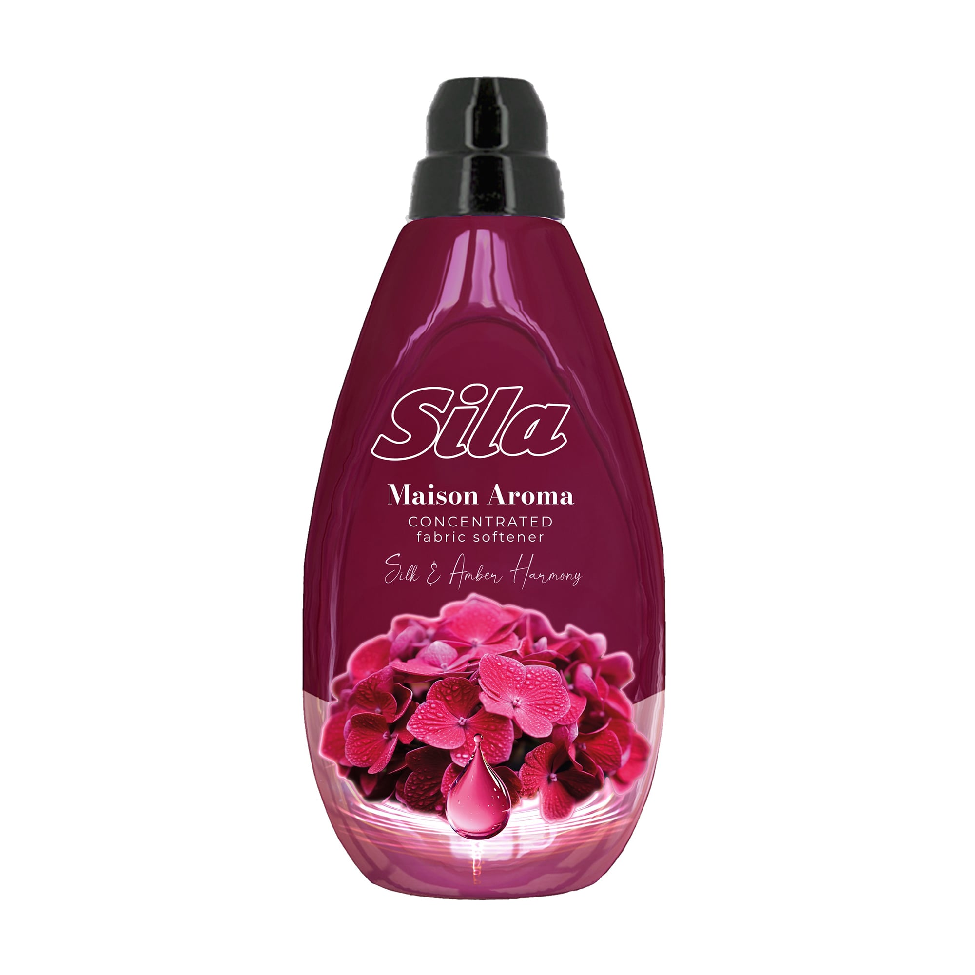 Концентрований кондиціонер-пом'якшувач для тканин Sila Maison Aroma Silk &amp; Amber Harmony, 800 мл